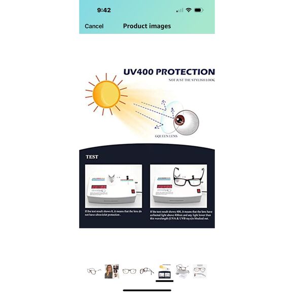 GQUEEN Fashion Fake Glasses, Non RX Clear Lens Nerd Plain Frames Womn Men 201579 - Picture 5 of 8